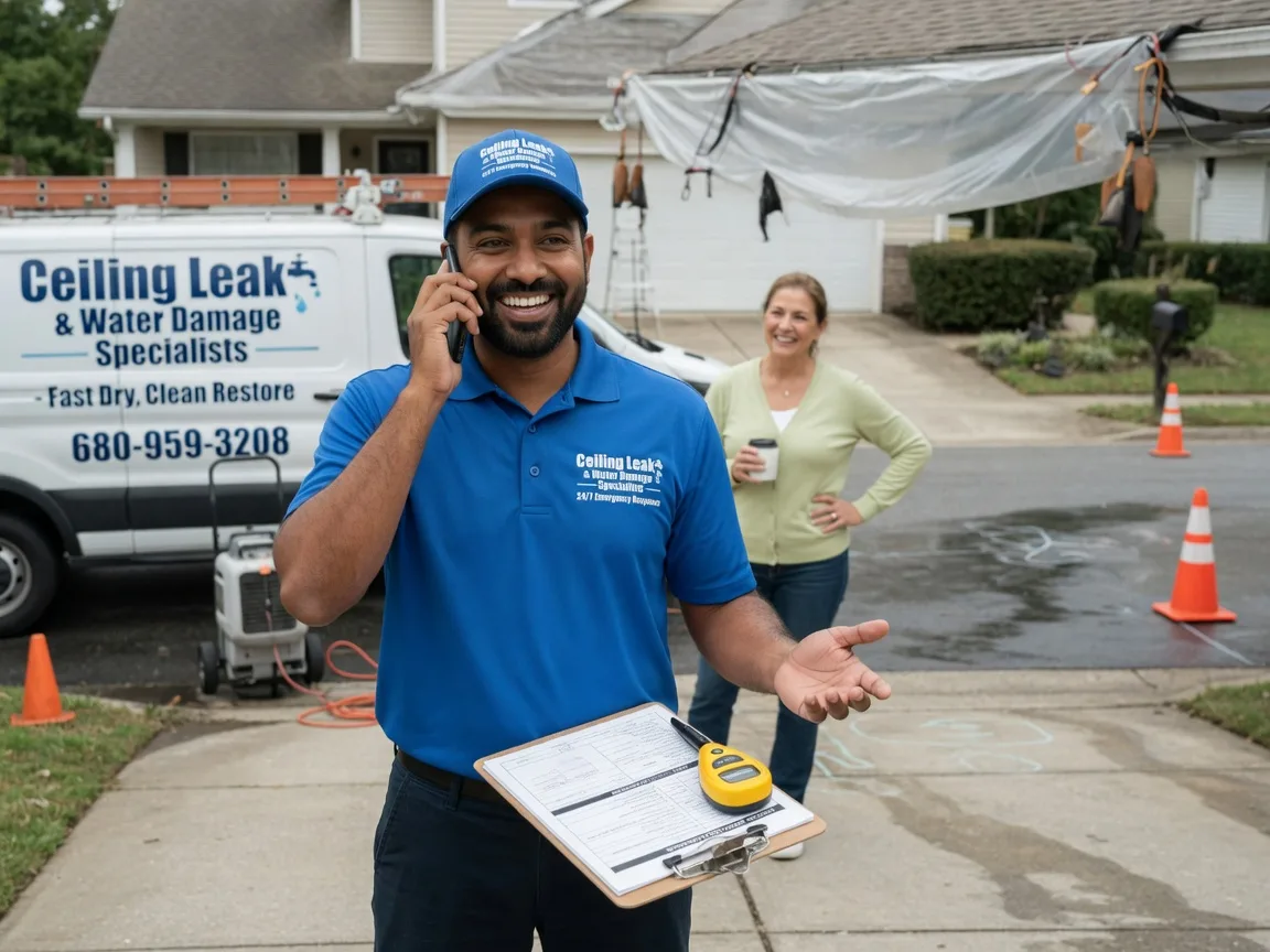 Ceiling Leak Cleanup Womelsdorf, PA FAQs